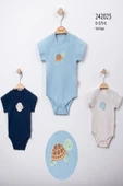 Necix's Milan Erkek Bebek Kısa Kollu 3'lü Body - 1