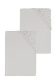 2 Adet Düz Pamuklu Tek Kişilik 80 x 200 x 30 cm Lastikli Penye Çarşaf - 3