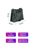 Kriste Bell Çapraz Askılı Kadın Çanta Kurşun 26553 thumbnail 2