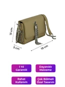 Kriste Bell Çapraz Askılı Kadın Çanta Taba 26547 thumbnail 2