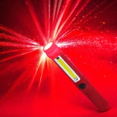 Beyaz Işık SMD Led Mıknatıslı Sağlam El Feneri Şarjlı Işıldak Kamp Lambası Gece Aydınlatma thumbnail 3