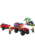 LEGO City 60412 4x4 Kurtarma Botlu İtfaiye Kamyonu (301 Parça) - 8