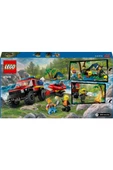 LEGO City 60412 4x4 Kurtarma Botlu İtfaiye Kamyonu (301 Parça) - 1