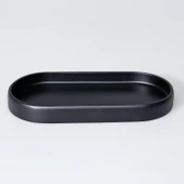 Selim Dekor Grooved Banyo Seti Siyah - 7