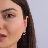 14 Ayar İtalyan Altın Küpe 2,65 gr - 3