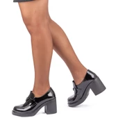 Kadın Hakiki Deri 8 cm Platform Topuk Şık Ayakkabı - 10