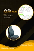 Luxe Deri Modüler Koltuk Kılıfı Takımı Buz Mavisi - 4