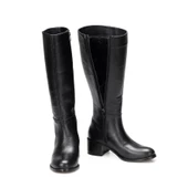 TwoEgoist Kadın Hakiki Deri 5cm Topuklu Klasik Çizme thumbnail 6