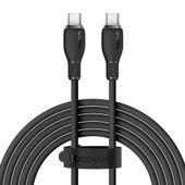 Baseus MEGA Hızlı 1.2MT 100W Type-C To Type C Şarj Kablosu, Akım Ve Isı Korumalı Type C Kablo, PC, Tablet, Telefon - 1