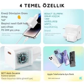 Baseus Gan5 Ultra Hızlı 20W Type C Şarj Başlığı, Ultra Küçük, Akım ve Isı Korumalı, Yanma Önleyici Adaptör - 3