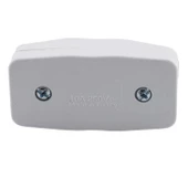 Düğme Elektrik Anahtar Priz Aç Kapa Tekli Arapuar Beyaz Plastik thumbnail 2