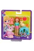 Polly Pocket ve Hayvan Dostu Oyun Seti, Hoptastic Lila Bebek, Hayvanı ve Aksesuarları GDM11 - 2