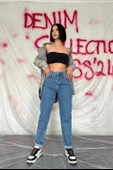 Boru Paça Jeans Pantolon - 1