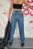 Lazer Kesim Jeans Pantolon - 4