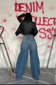 Geniş Paça Jeans Pantolon - 4