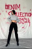 Boru Paça Jeans Pantolon - 1