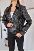 Parlak Deri Ceket - 1