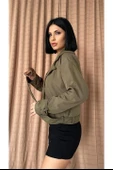 Kemerli Kısa Trençkot - 3