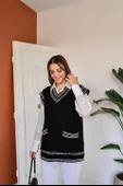 V Yaka Süveter - 3