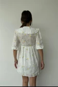 Bebe Yakalı Brode Elbise - 4