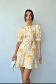 Çiçekli Desenli Elbise thumbnail 1