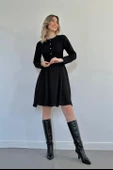 Kısa Klasik Elbise - 1