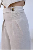 Önü Düğmeli Yelek ve Pantolon Takım - 3