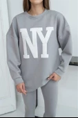 NY Baskılı Takım - Gri thumbnail 2