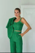 Askılı Büstiyer Ceket ve Pantolon Takım - 5
