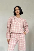 Beli Lastikli Bluz ve Pantolon Takım - 2
