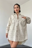 Desenli Çıtçıtlı Gömlek - 2
