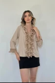 Yakası Volanlı Gömlek - 3