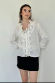 Yakası Volanlı Gömlek - 3