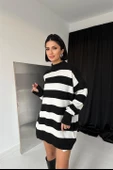 Çizgili Triko Kazak - 2