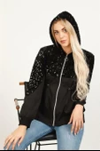 Pulpayet Bel ve Kapüşonlu Sweatshirt - 2