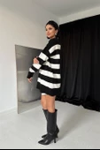 Çizgili Triko Kazak - 3