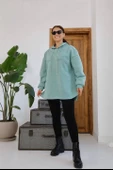 Kapüşonlu Garni Detay Sweatshirt - 3