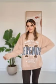 Yazı Baskılı Sweatshirt - 2