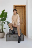 Kapüşonlu Garni Detay Sweatshirt - 3