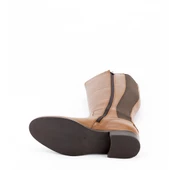 TwoEgoist Kadın Hakiki Deri Geniş Konçlu Çizme thumbnail 10