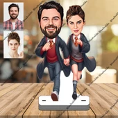 Arkadaş 3D Ahşap Biblo,Sevgiliye Hediye,Doğum Günü Hediyesi thumbnail 1