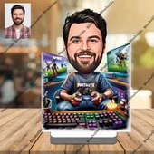 Oyun Kurdu 3D Ahşap Biblo,Sevgiliye Hediye,Doğum Günü Hediyesi thumbnail 1