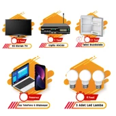 Lexron Mini Bağ Evi Güneş Enerjisi Solar Paketi 1200W Inverter 170W Güneş Paneli Paket 3 - 2