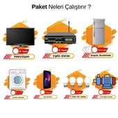 Teknovayon Arge Güneş Enerjisi Bağ Evi Solar Paketi 5KVA Akıllı İnverter 410W Güneş Paneli 100Ah Jel Akü - 2