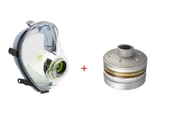BLS 5150 Class 3 Termoplastk RD40 Tam üz Gz M+Drager A2B2E2K2HgP3 R D (KBRN FİLTRE) Filtre - 1