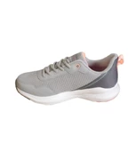KİNETİX Kadın Gri Beyaz Sneaker Fileli Spor Yürüyüş Ayakkabısı - 8