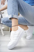 Casual Üç Bant Unisex Hafif Esnek Sağlam Günlük Sneaker Spor Ayakkabı - 9