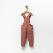 Jolbaby Köpek Figürlü Müslin Bahçıvan Salopet Unisex Bebek Çocuk Tulum thumbnail 2