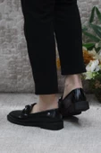 Fort 16213 Siyah Toka Detaylı Rahat Loafer Kadın Ayakkabı thumbnail 4