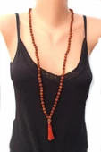 Rudrakşa 108 Taneli Mala Tesbih-Kolye Hindistan Rudraksha 207 - 1